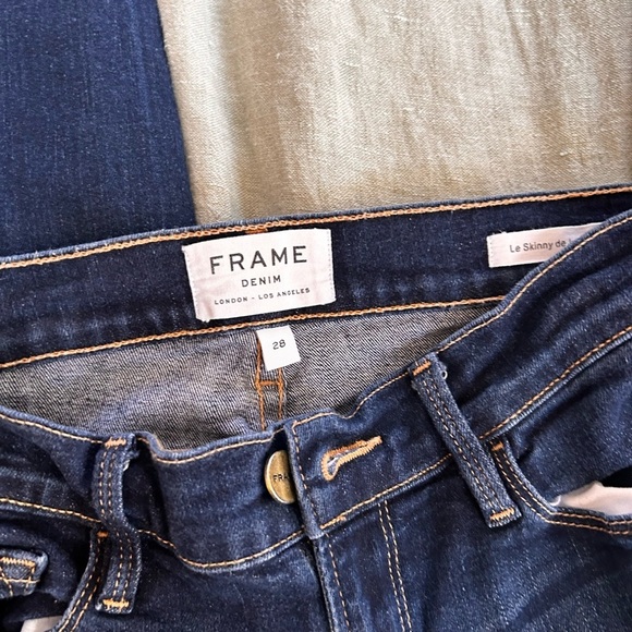 Frame Le Skinny De Jeanne Jeans 28 - Picture 11 of 13